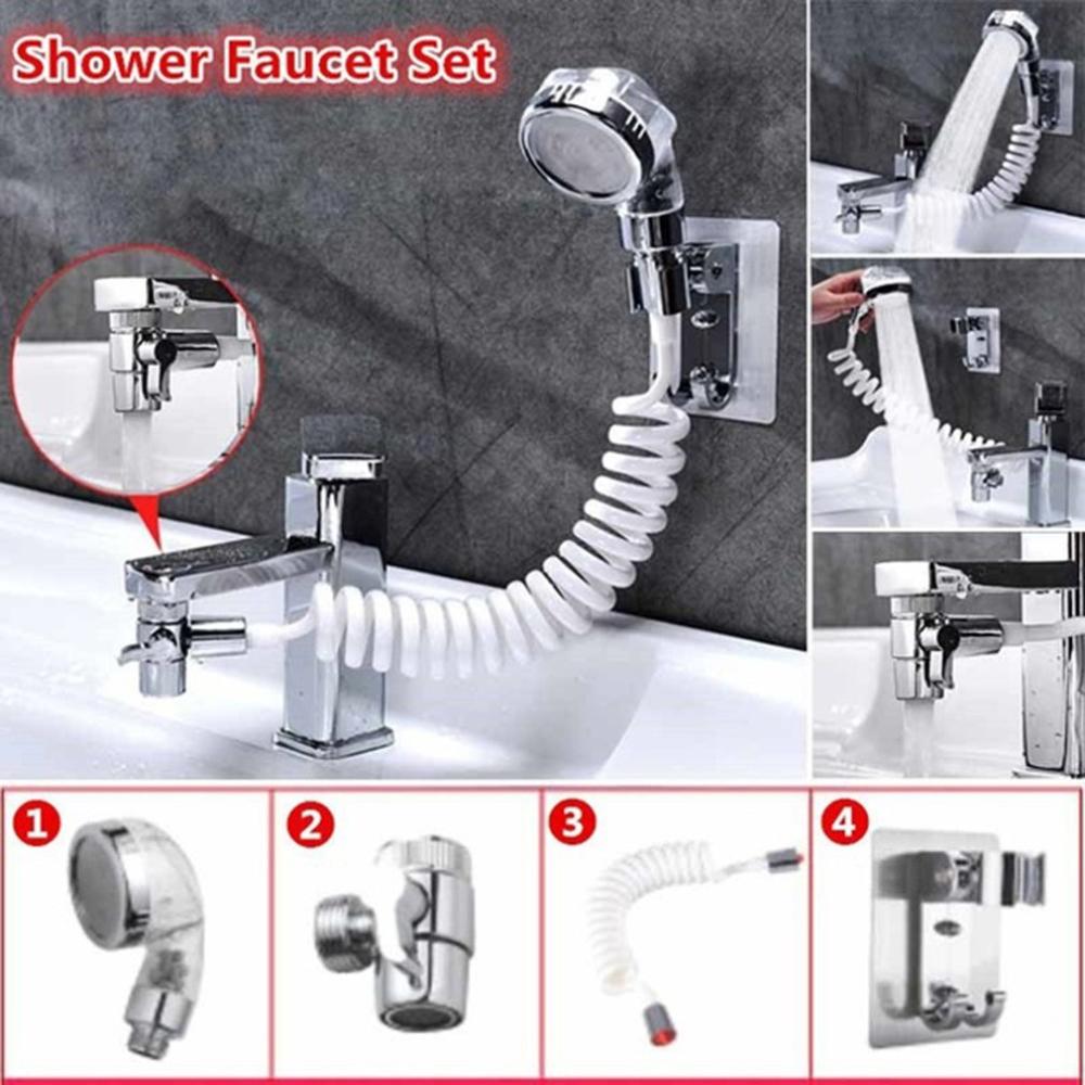 High Pressure Water Saving Wash Hair Shoer head Basin Faucet External Shower Head Bathroom Handheld Washing Hair Artifact