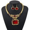 LZHLQ Fashion 4 Color Bohemia Collier Big Statement Maxi Necklace Set Punk Ethnic Power Choker Necklace Women Jewelry