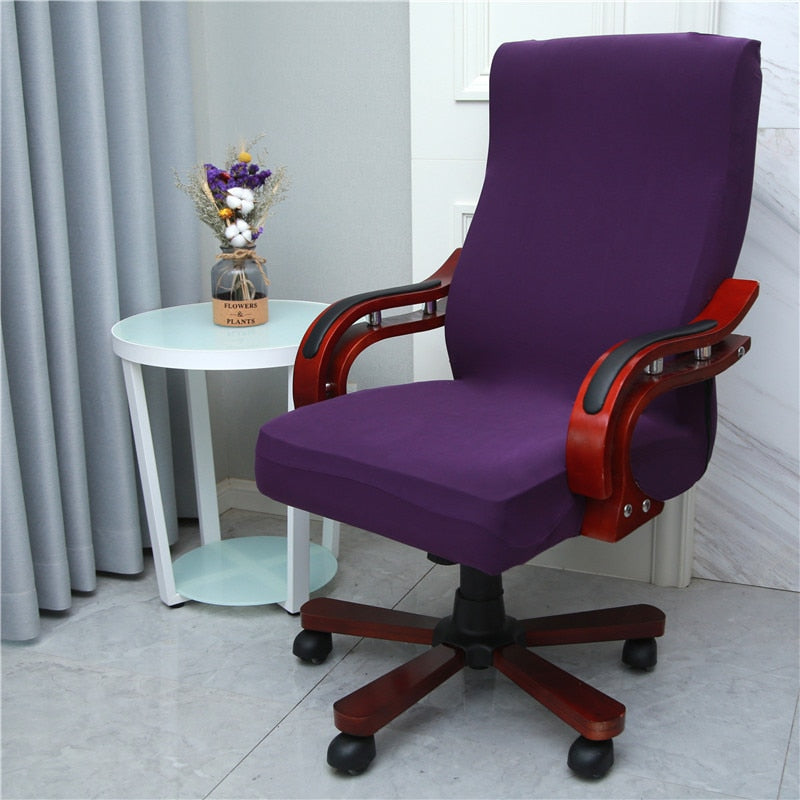 Modern Spandex Computer Chair Cover 100% Polyester Elastic Fabric Office Chair Cover Easy Washable Removeable Chair Cover