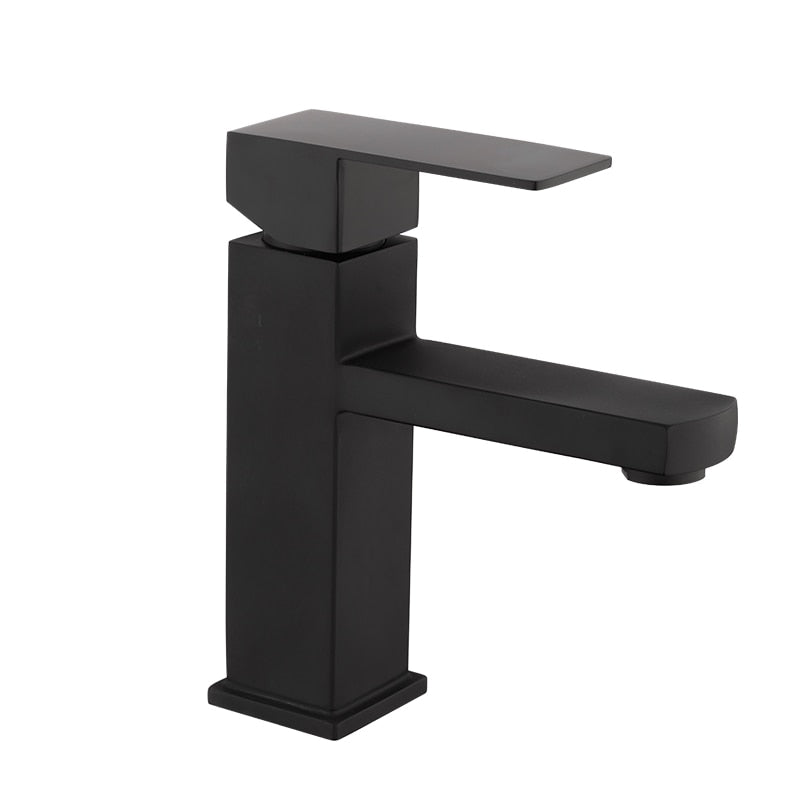 Frap New Square Black Bathroom Faucet Stainless Steel Basin Mixer Bathroom Accessories Tap Bathroom Sink Basin Mixer Tap Y10170