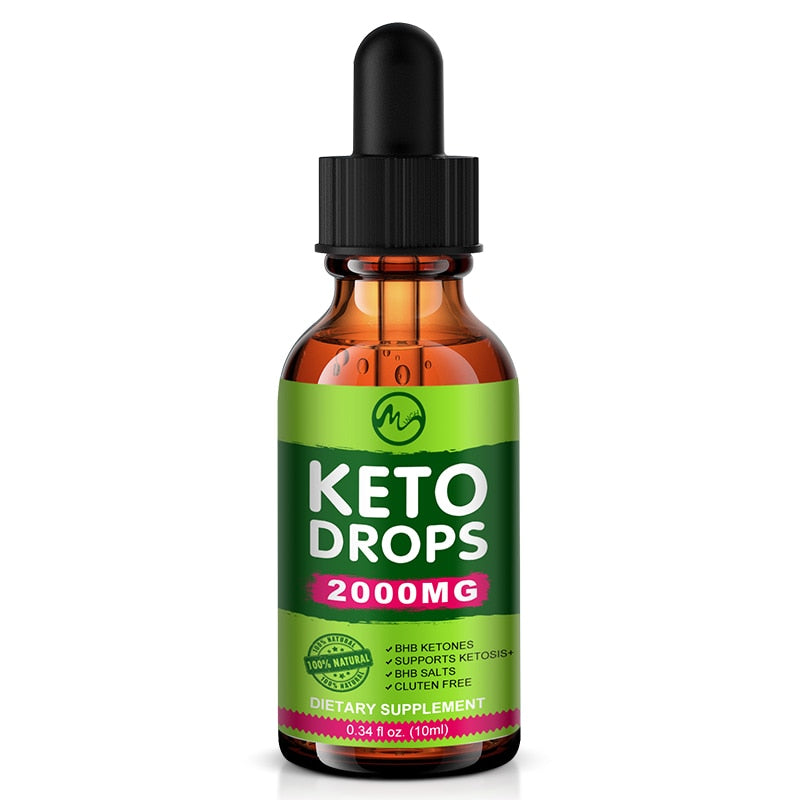 Minch Weight Loss Keto Drops Dietary Supplement Appetite Suppressant Fat Burning Promotes Skinny Speed Up Ketosis for Adults