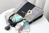 PU Leather Large Capacity Woman Handbag Grid Shoulder Bag Fashion Casual Luxury Designer Patchwork Crossbody Pack
