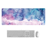 80x30cm Large Marble Desk Pad Mouse Pad Chill Gamer Waterproof Leather kawaii Desk Mat Computer Keyboard Table Decoration Cover