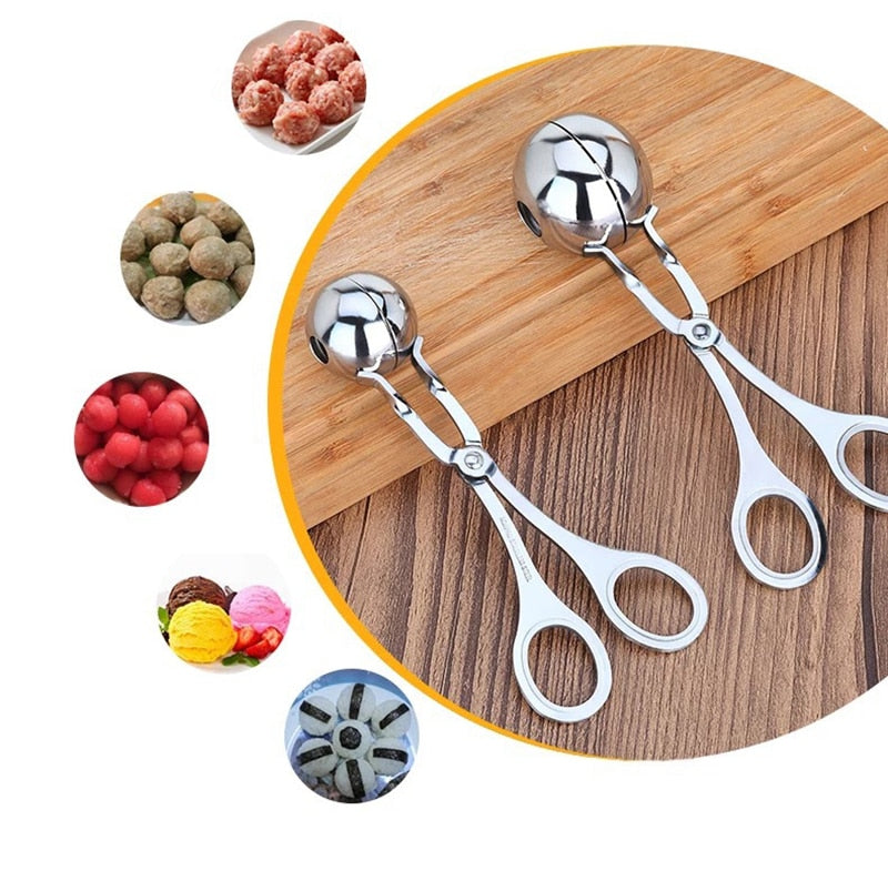 Stainless Steel Meatball Maker Clip Fish Meat Ball Rice Ball Making Mold Form Tool Kitchen Accessories Gadgets