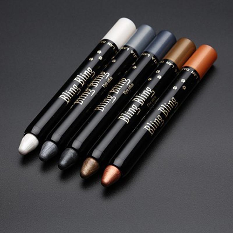 14 Colors Eyeshadow Pencil Cosmetic Glitter Professional Highlighter Eye Shadow Longlasting Waterproof Eyeliner Pen TSLM2