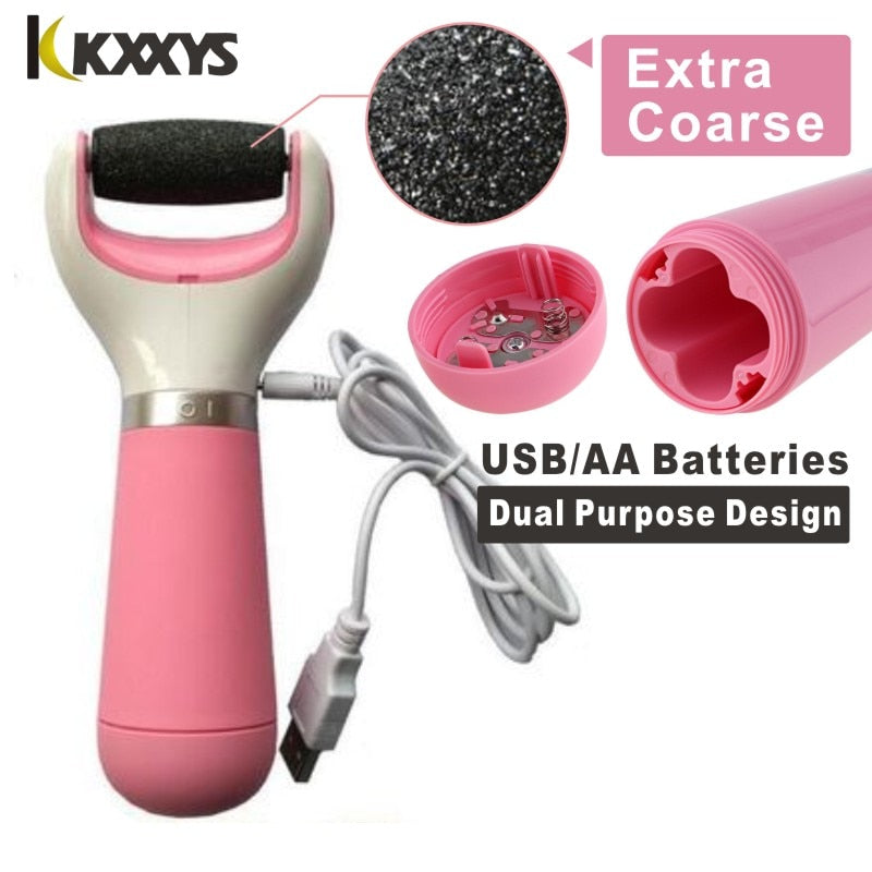 Electric USB Rechargeable Foot Grinder Heel File Grinding Exfoliator Pedicure Machine Foot Care Tool Grinding File Dead Skin