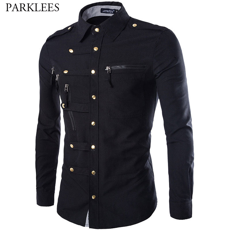 Brand Men Shirt 2020 Fashion Design Mens Slim Fit Cotton Dress Shirt Stylish Long Sleeve Shirts Chemise Homme Camisa Masculina