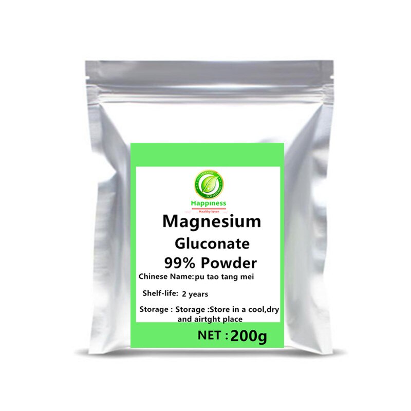 Hot sale 99% Magnesium Gluconate Powder Food grade MG Supplement for Bone Muscles