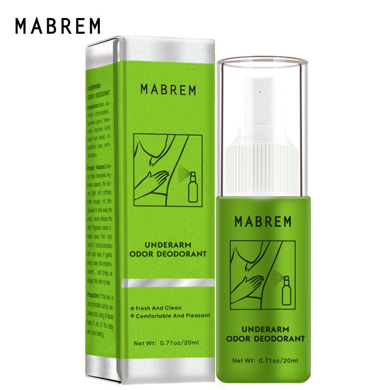 MABREM Body Odor Sweat Deodor Perfume Spray For Man and Woman Removes Armpit Odor and Sweaty Lasting Aroma Skin Care Spray 20ml