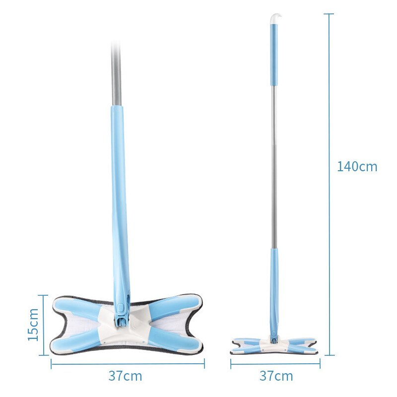 X-type Floor Mop Non Hand Washing Flat Mops 360 Rotating Head For Wood Tile Home Cleaning Tool Household Microfiber Pad Lazy Mop