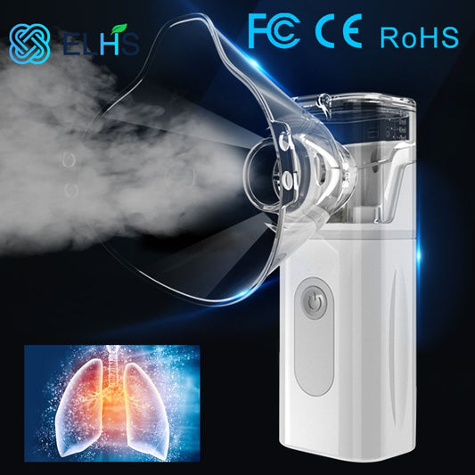 Inhaler Asthma Steam Device Portable Steaming Cleaner Machine Slient Sprayer Atomization Adult Equipment Rechargeable Humidifier