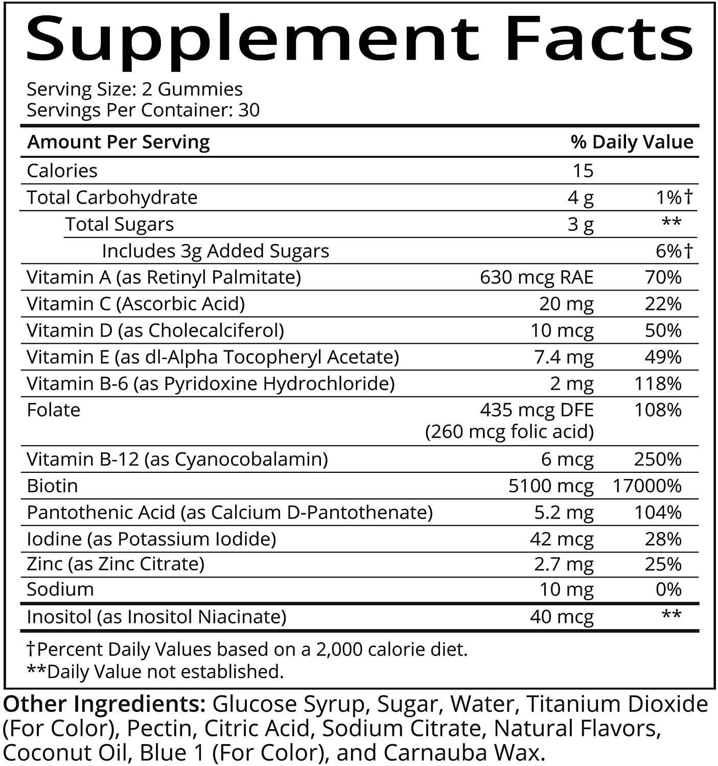 Sugar Vitamin for Hair Women's Multi Vegan Vitamin C Biotin Supplement Vegetarian Gummies For Men 60 Pieces Brand New