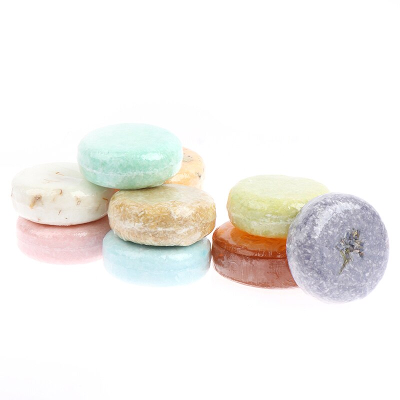 1PCS Fashion Handmade Hair Shampoo Soap Cold Processed Shampoo Bar 100% Pure Plant Hair Shampoos Hair Care