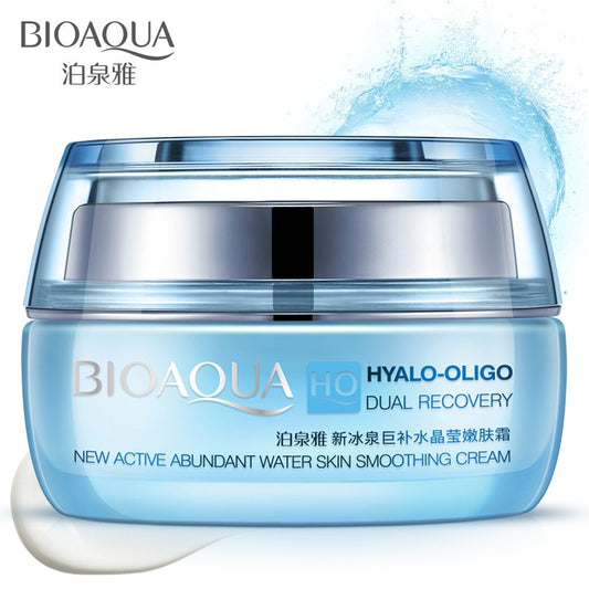 Bioaqua HO Hyalo Oligo Dual Recovery Day Creams Moisturizing Face Cream Hydrating Anti Aging Whitening Smooth Skin Care Ointment