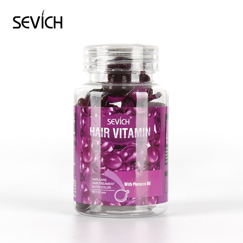 Hair Vitamin Keratin Complex Oil Hair Care Silky Hair Mask Repair Damaged Hair Capsule Serum Repair Hair Moroccan Treatment Oil