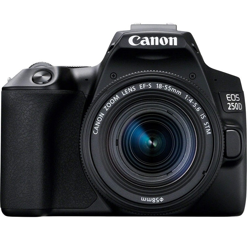 Canon Camera EOS 250D DSLR Digital Camera With EF-S 18-55mm F4-F5.6 STM Lens