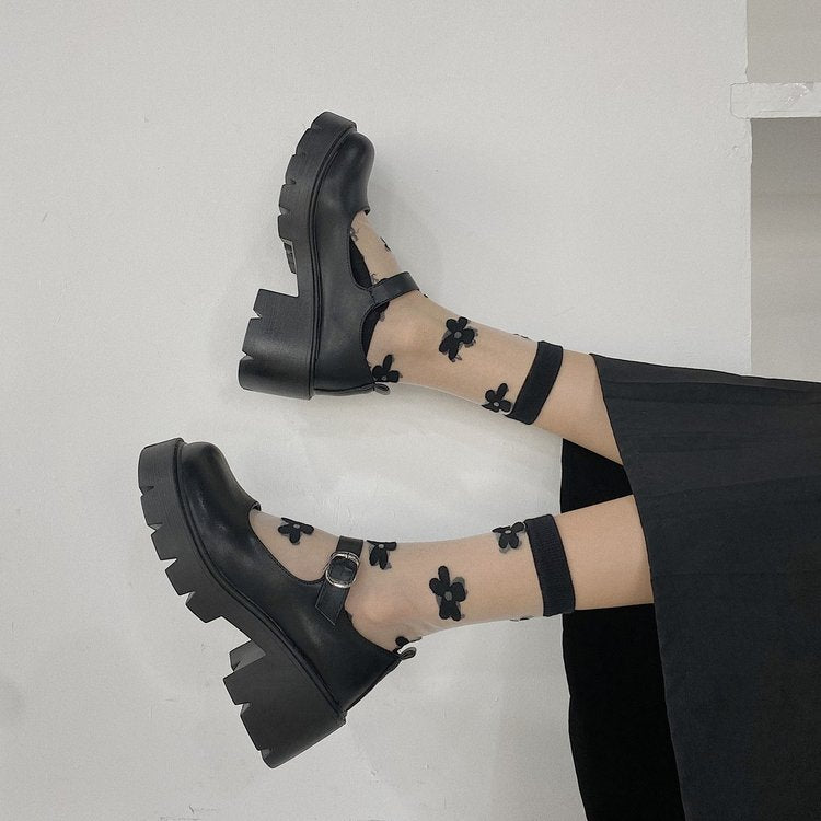 low heel women shoes models Mary Jane shoes women's Japanese high heels platform shoes harajuku vintage lolita shoes heels