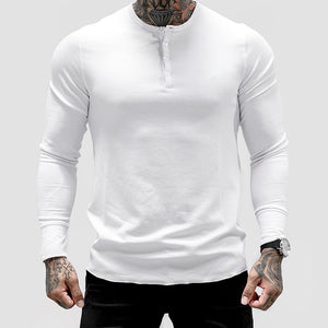 Mens Summer gyms Workout Fitness T-shirt Bodybuilding Slim Shirts printed O-neck Long sleeves cotton Tee Tops clothing