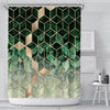 200x180cm 3D geometric marble printing bathroom shower curtain polyester waterproof home decoration bathroom curtain with hook