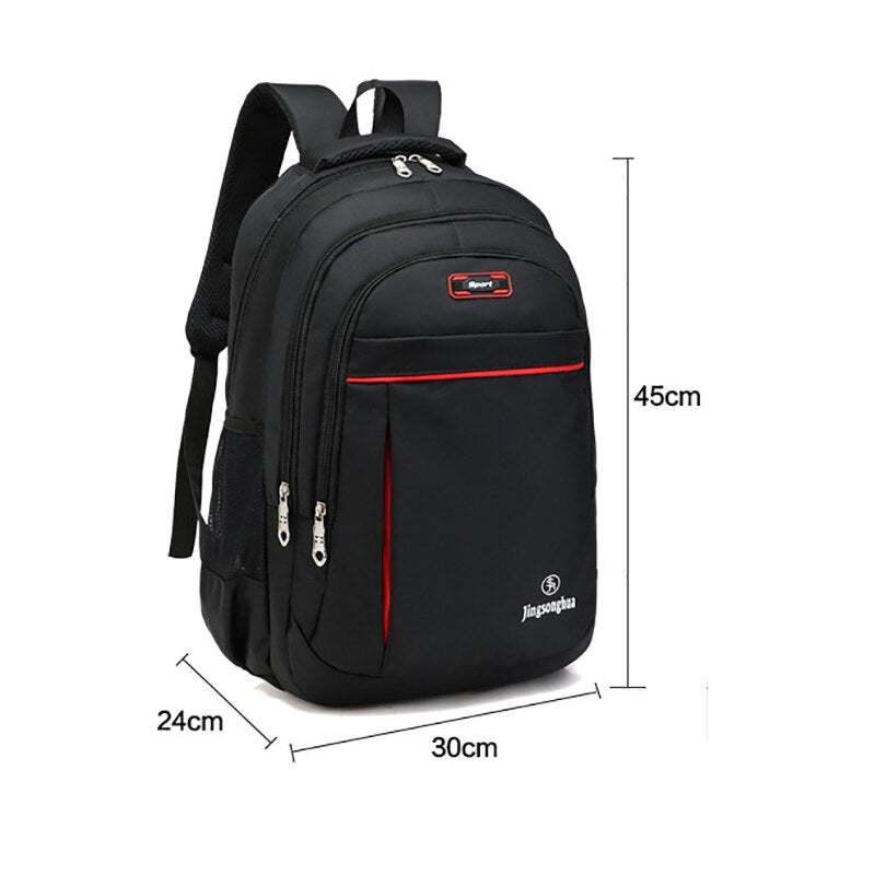 Waterproof Oxford Male Backpack High Quality School Bags For Teenager Backpack Men Notebook Computer Bags Large Capacity Bag