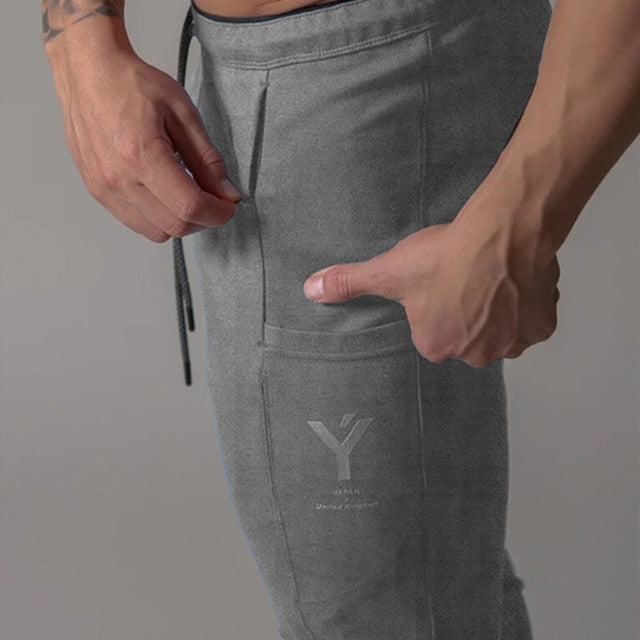 LYFT PIPING STRETCH PANTS Mens Sweatpants Running Sports Jogging Pants Men Trouser Tracksuit Gym Fitness Bodybuilding Men Pants