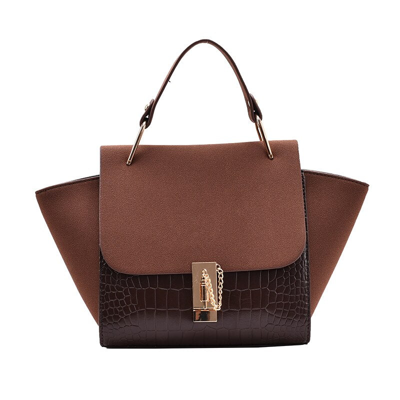 New Trapeze Handbags Women Shoulder Crossbody Bags 2021 Luxury Design Suede Casual Totes Ladies Messenger bags Female Purses