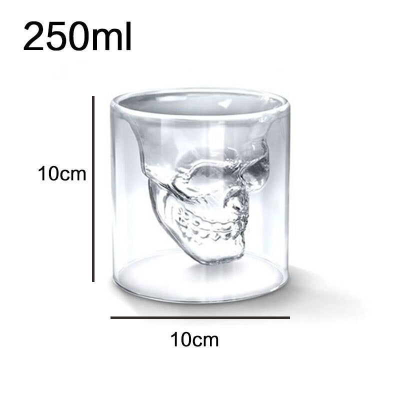 4pcs Heat Resistant Double Wall Tea Glass Cup Beer Coffee Cup Set Handmade Creative Healthy Beverage Glasses Transparent Drink