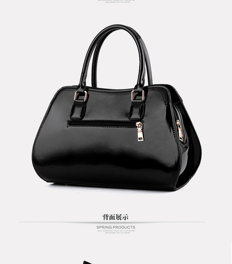 Fashion Female Clutch Ladies Party Purses Evening Bag Wedding Black Red Luxury Patent Leather Tote Handbags Women Bags 2022