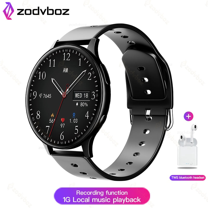 2022 New NFC Smart Watch Women 1G Memory Local Music Playback Dial Answer Call IP68 Waterproof Smartwatch Men Support Recording