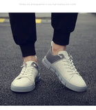 Susugrace Stylish Men Fashion Sneakers Four Seasons Casual Male Flats Footwear 2022 Designer PU Leather Shoes for Men Breathable