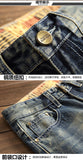 Jeans Men Ripped Slim Denim Trousers Biker High Quality Male Straight Casual Designer Jean Homme Pants Pantalon