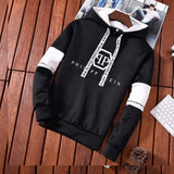 Men's Letter Printed Tracksuit Hooded Sweatshirt Sets Hip Hop Joggers Pullover Hoodies +Trouser Man Tops High Quality Streetwear