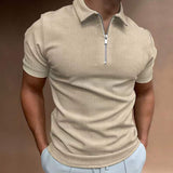 The Stripe Square Printed Polo Shirt 2022 Men's Short Sleeve Summer T-shirt Men's Clothing European Size S-3XL