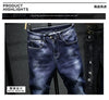2022 Spring and Autumn New Men's Fashion Casual Versatile Stretch Jeans Long Pants Men's Slim Fit Large Size High Quality Pants