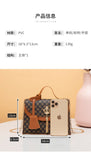 Women's Bag Contrast Color Leather Tassel Small Square Shoulder Casual Phone Bag Crossbody Luxury Designer Bag Purses Handbags