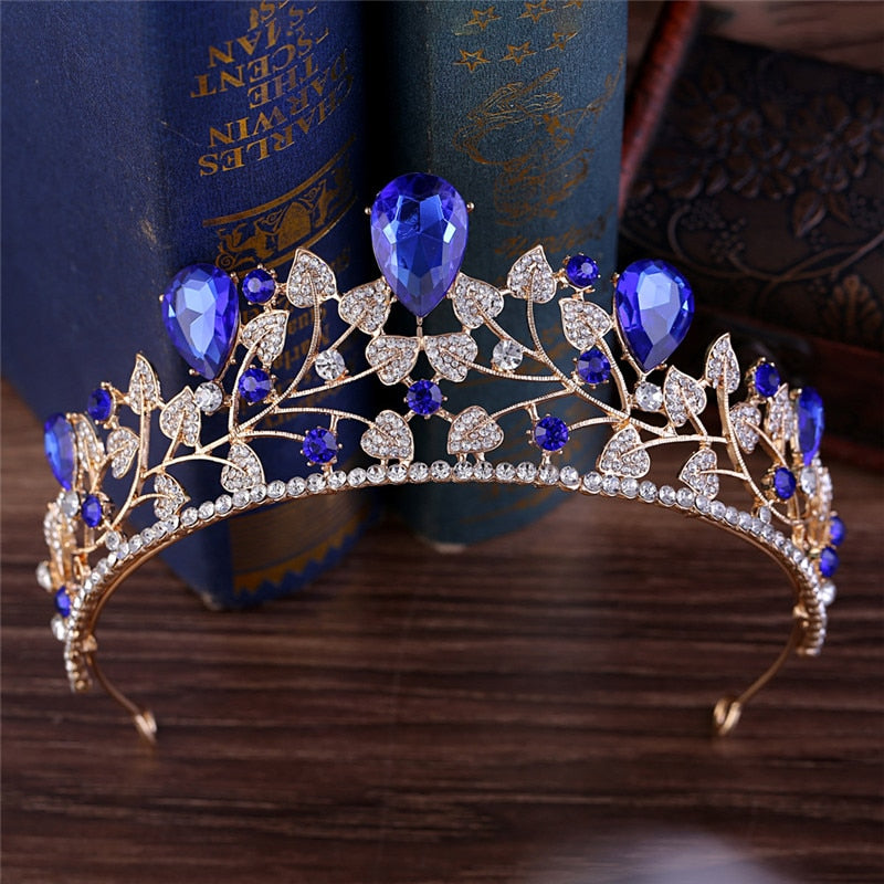 Crystal Bridal Wedding Tiaras and Crowns Bridal Hair Accessories Wedding Hair Jewelry Rhinestone Tiara Bride Headpiece