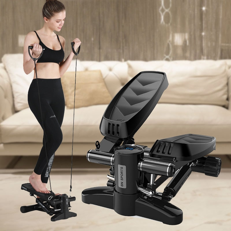 SELFREE Home Mini Hydraulic Step Fitness Equipment Machine With Pull Rope Indoor Leg Training Fitness Stepper