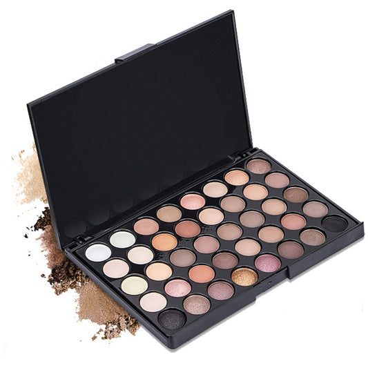 New 40 Color Matte Eyeshadow Palette Glitter Eye Shadow Waterproof Long Lasting Make Up Pallet Shimmer Fashion Women Beauty Eyes