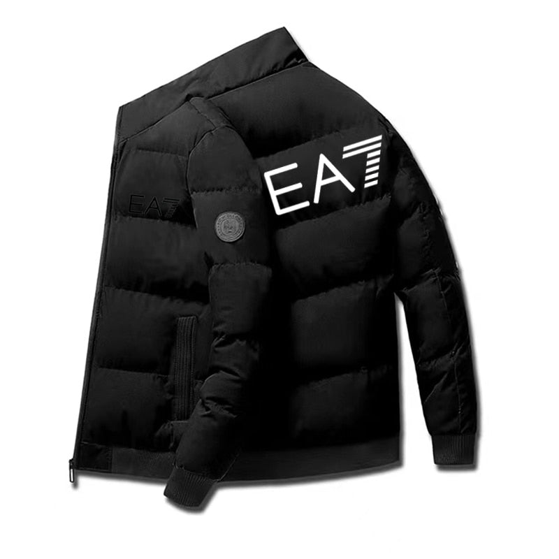 2022 Autumn And Winter Men's Hot Sale Jacket Down Jacket Brand Printing Men's Casual Fashion Men's Zipper Top Direct Sales