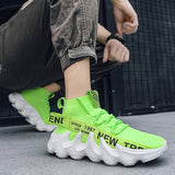 Unisex High Top Summer Casual Sneakes Chunky Breathable Men Outdoor Jogging Shoes Women Thick Sole Non-Slip Zapatillas New Color