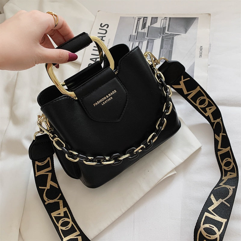 SWDF 2022 Luxury Women's PU Leather Small Crossbody Bags with Short Handle Shoulder Purses and Handbag Casual Fashion Classic