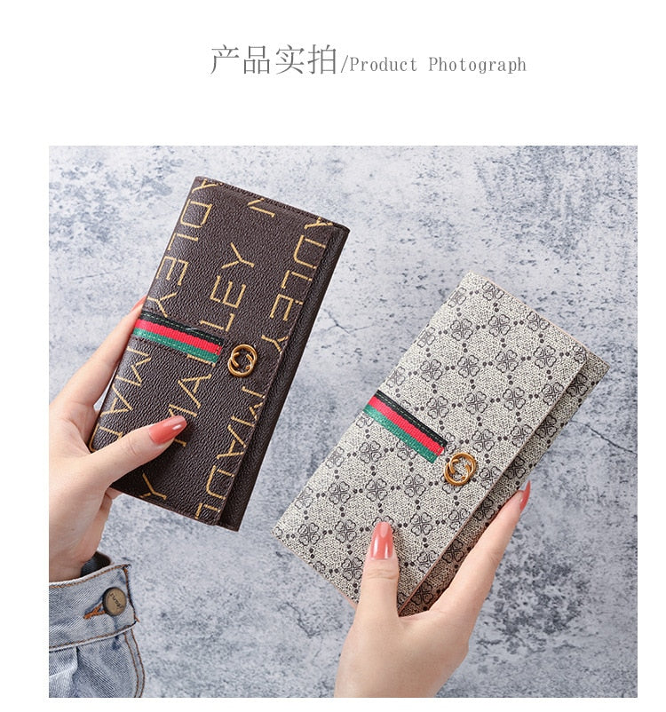 Luxury European and American Women's Wallets Clutch Bag Coin Purse Zipper Bag Card Holder Designer Wallet Classic Money Bag