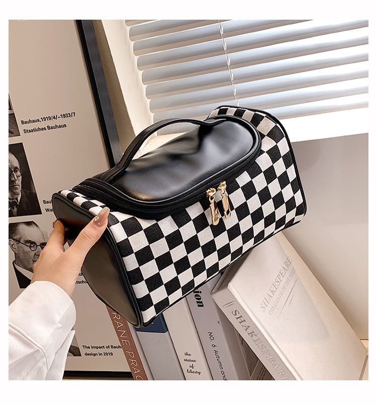 Makeup bag High quality Women Bags Large Waterproof PU Travel Cosmetic Bag Organizer Case Necessaries Make Up Wash Toiletry Bag