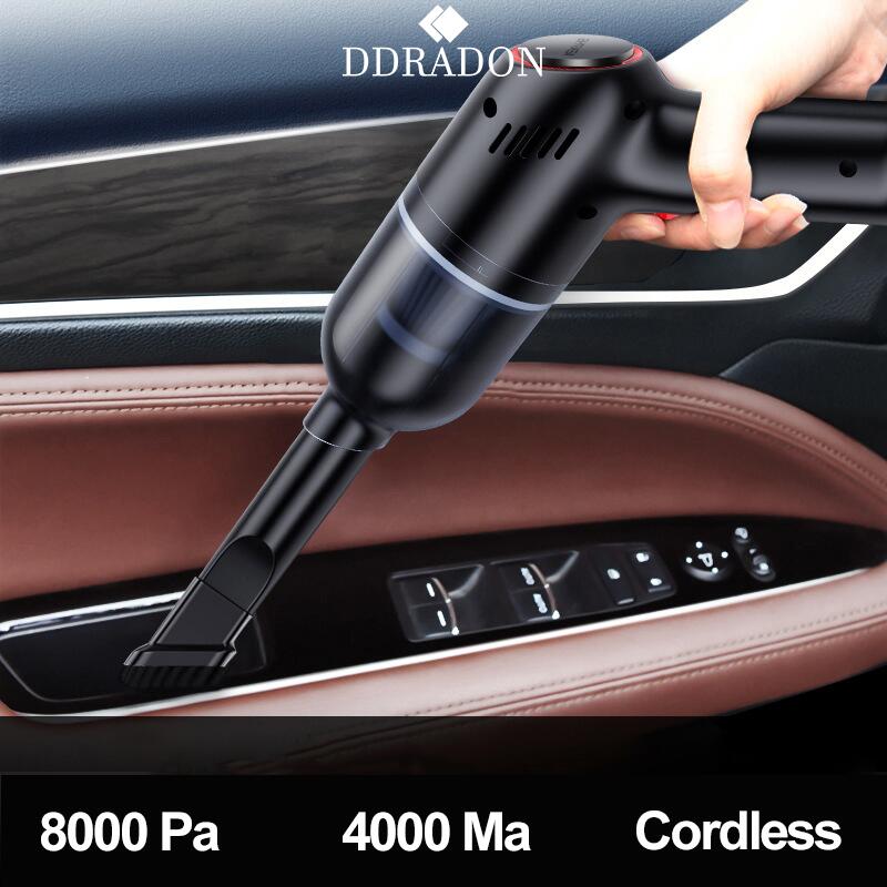 8000Pa Wireless Car Vacuum Cleaner Cordless Handheld Auto Vacuum Home –  muscleciti