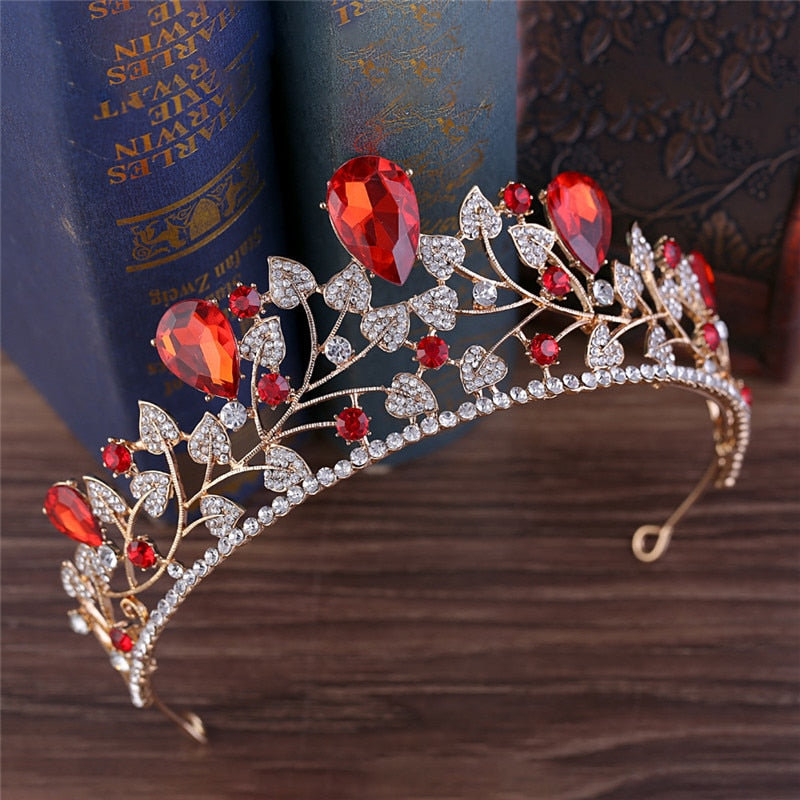 Crystal Bridal Wedding Tiaras and Crowns Bridal Hair Accessories Wedding Hair Jewelry Rhinestone Tiara Bride Headpiece