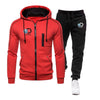 Discovery Channel Men's Zipper Hoodies Male Sweatshirt+Sweatpants Suit 2Pcs Warm Tracksuit Sets Men's Luxury Hoodies Outwear