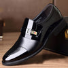 Men Dress Shoes Low Top Business Patent Leather Anti-Slip Oxford Breathable Fashion Spring New homme chaussure