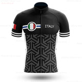 Italy Short Sleeve Cycling Jersey Breathable Bicycle Clothing Ropa Ciclismo Men Summer Quick-drying Bike Wear Clothes Shirt Tops