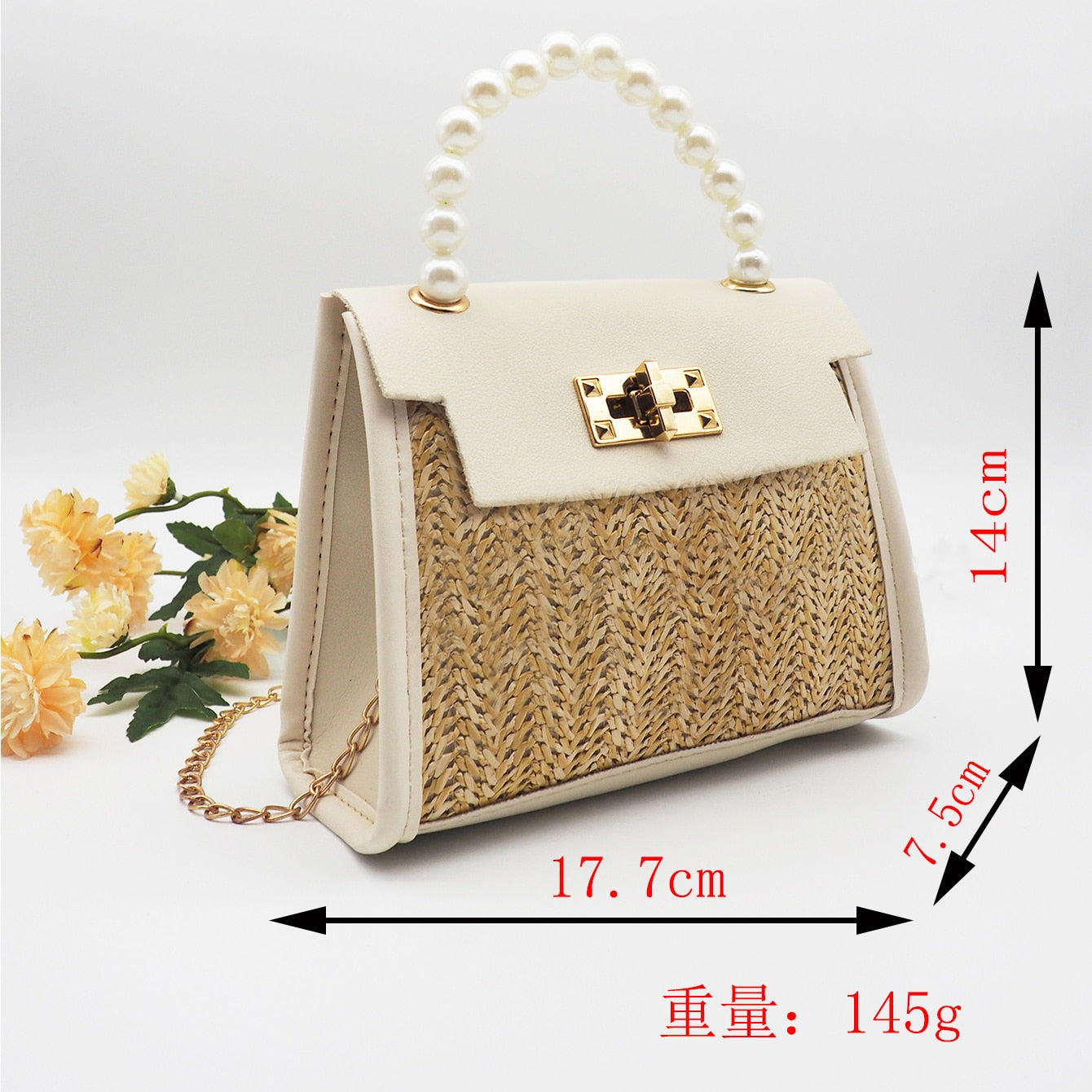 New Luxury Mini Straw Bag for Women Small Designer Weave Girl Handbag Hairy Retro Portable Fashion Cross Body Messenger Bags