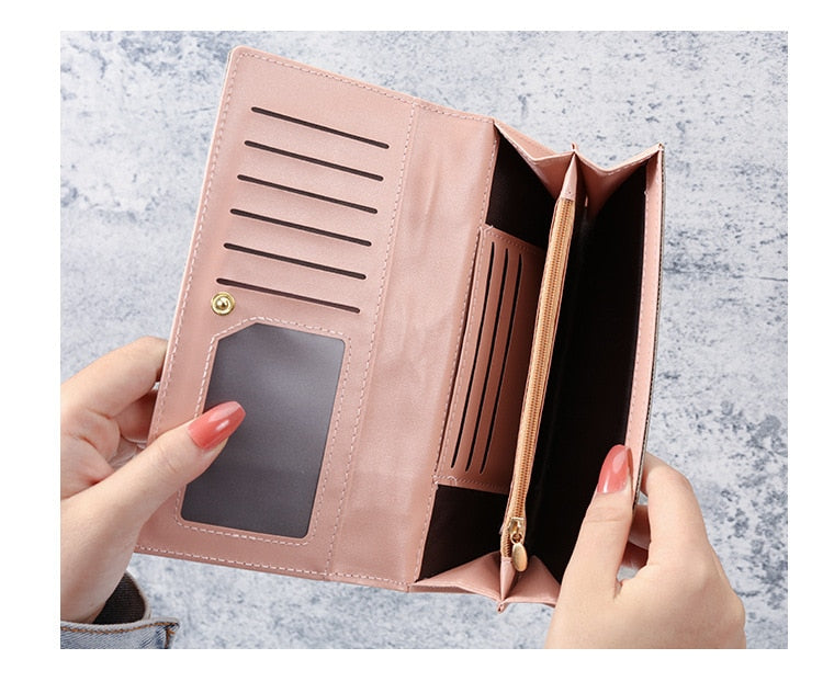 Luxury European and American Women's Wallets Clutch Bag Coin Purse Zipper Bag Card Holder Designer Wallet Classic Money Bag